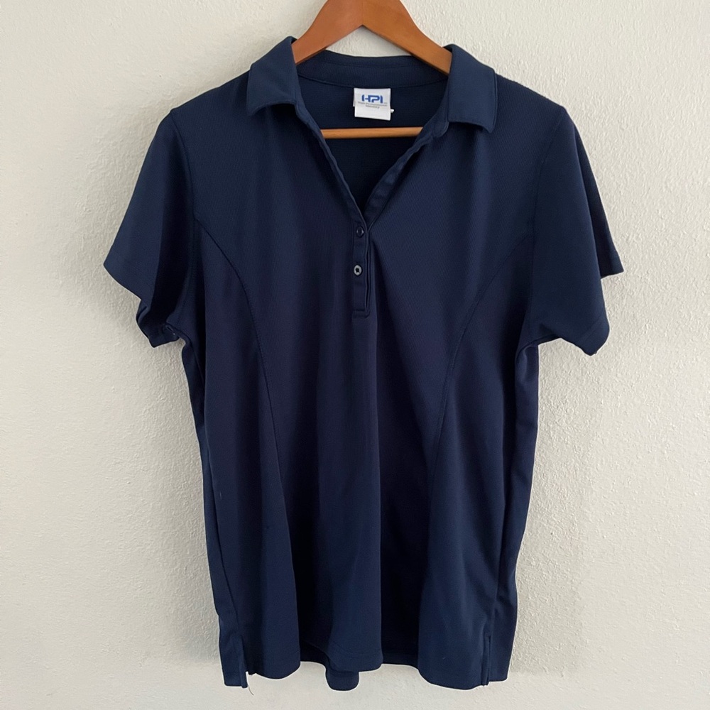 2 Work or Golf Women's Navy Polos- L